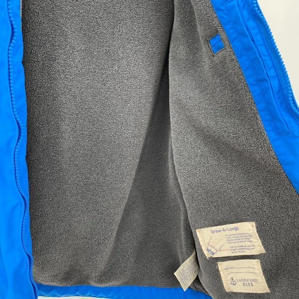 Lands’ End Kids Grow-A-Longs Snow/Ski Jacket Size M 10/12